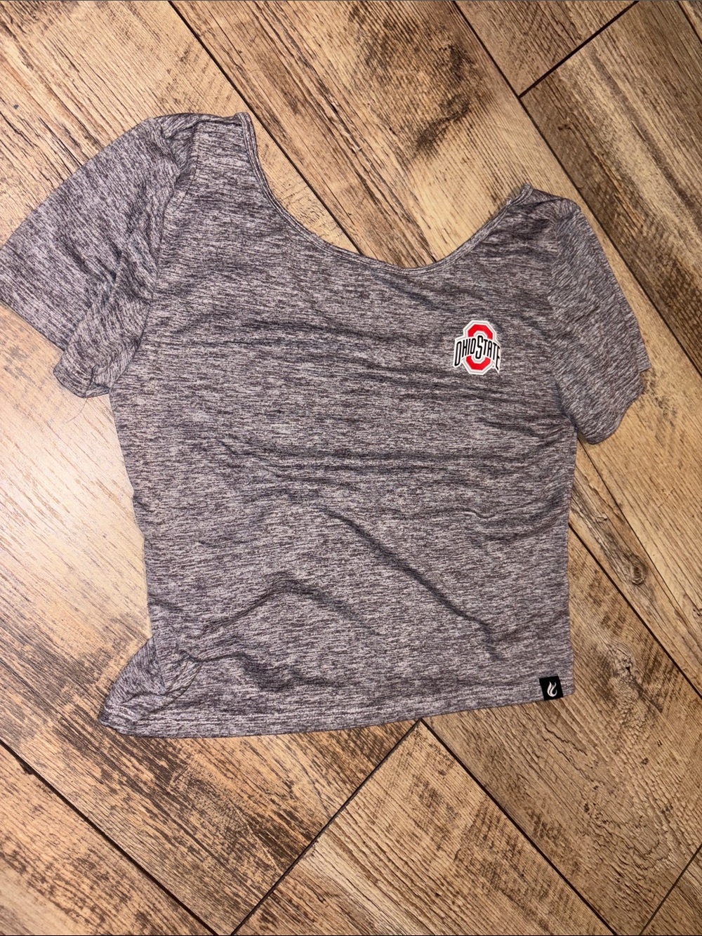 Ohio State Heather Gray Women's Top Small